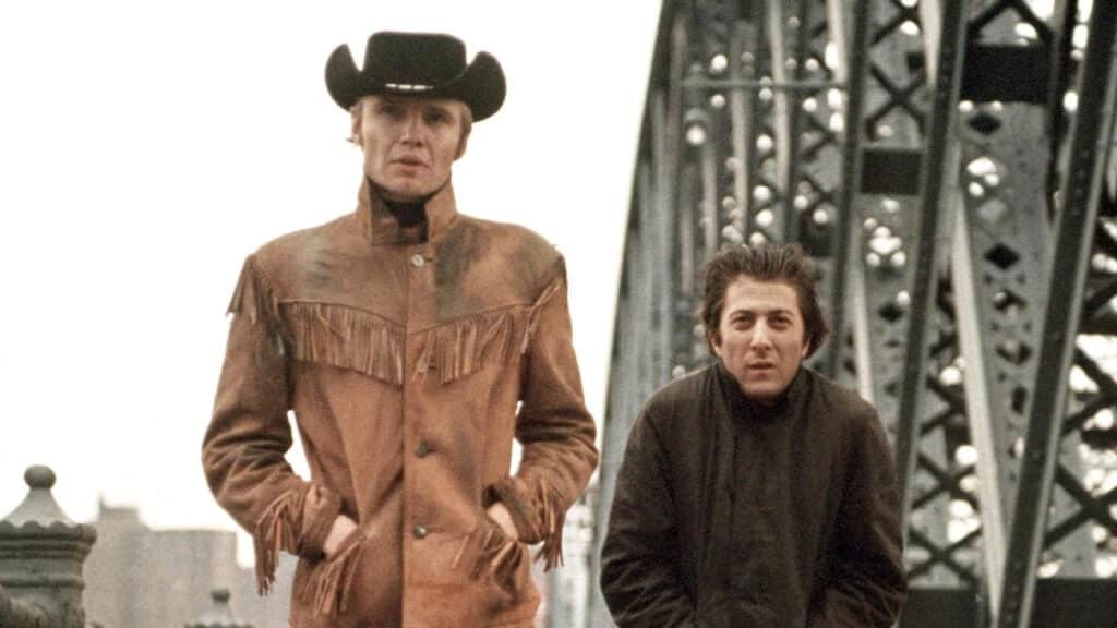 Un uomo da marciapiede, i due protagonisti del film