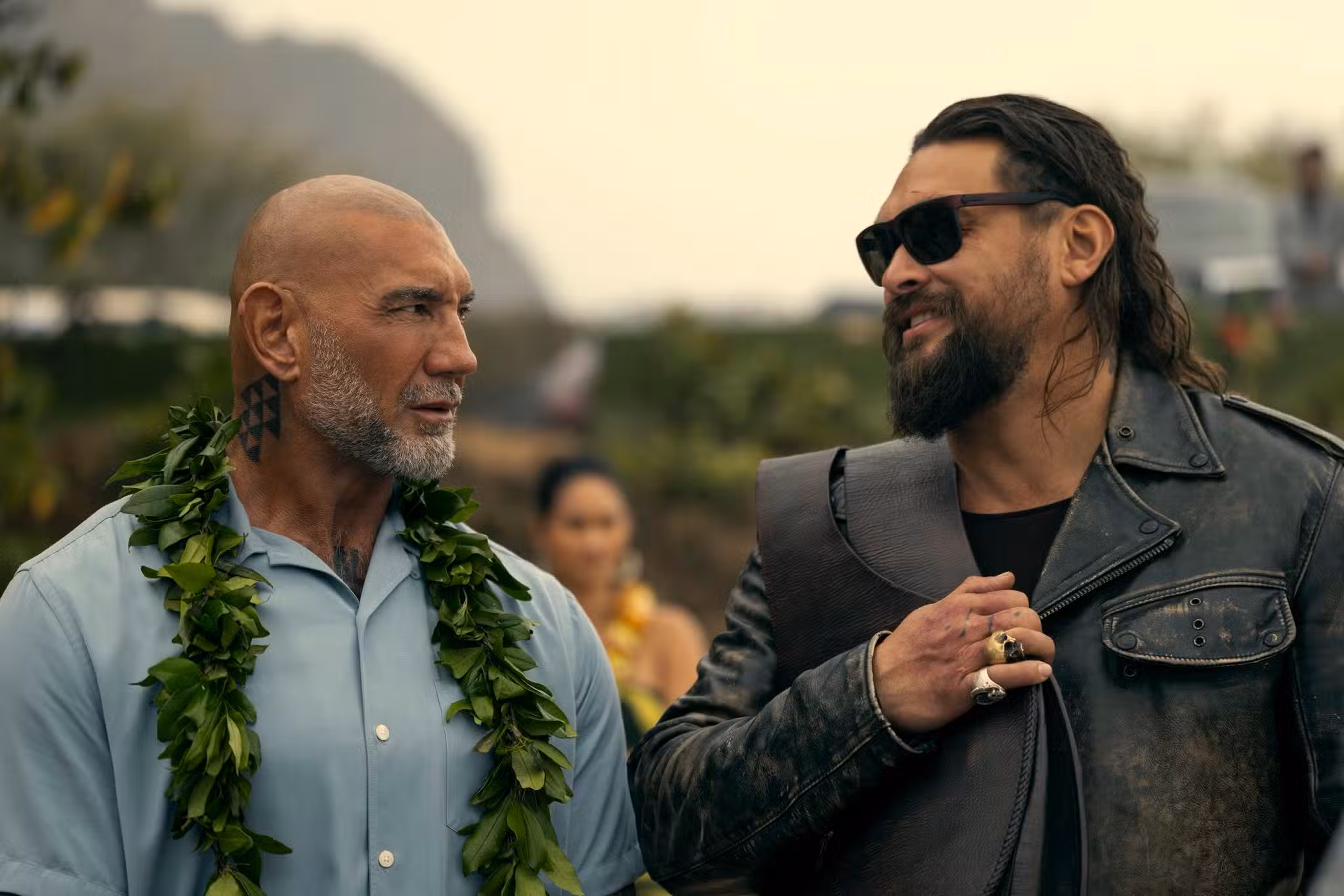 Jason Momoa Dave Bautista