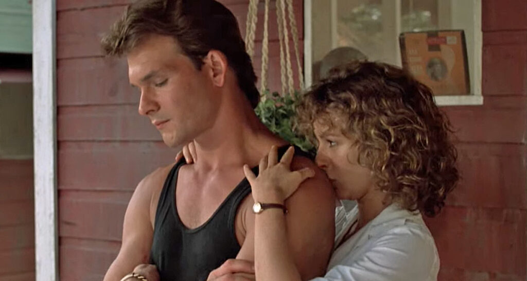 Patrick Swayze e Jennifer Grey